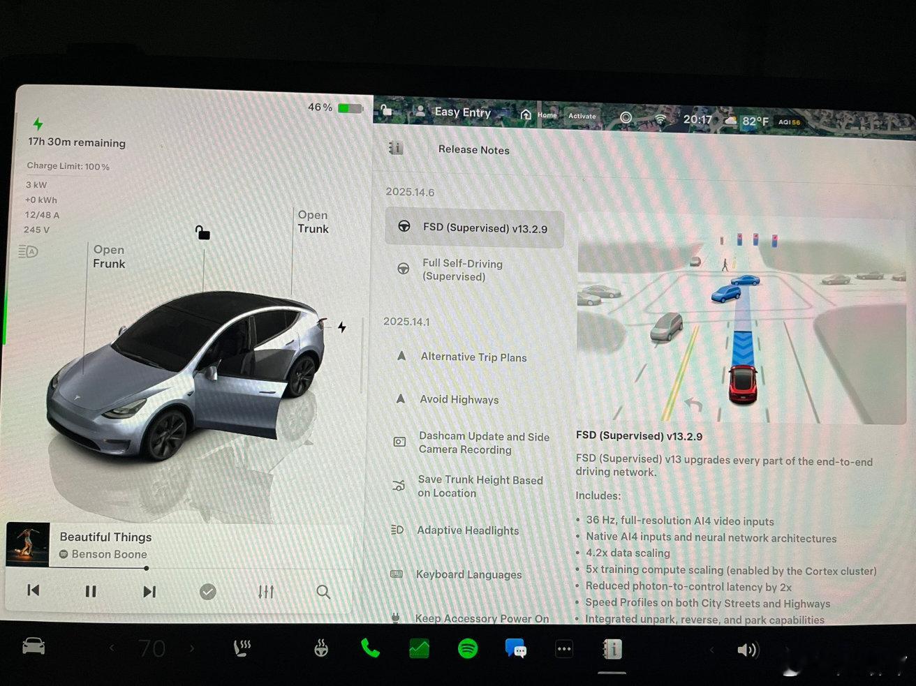 北美特斯拉用户已经收到FSDV13.2.9的OTA了，不知道国内正在审核的是不