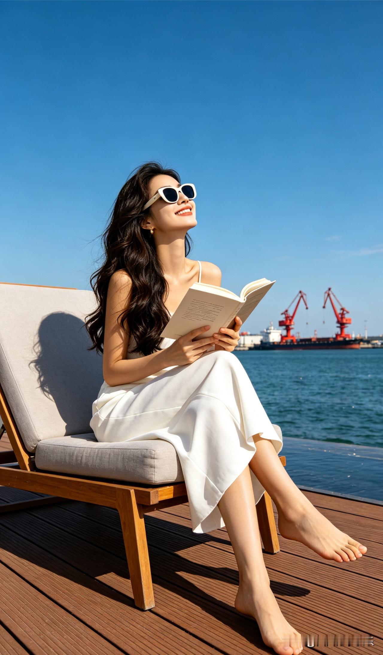 ai宝妈在度假，好好放松一下。ai宝妈宝妈宝妈aiai辣妈ai正能量宝妈