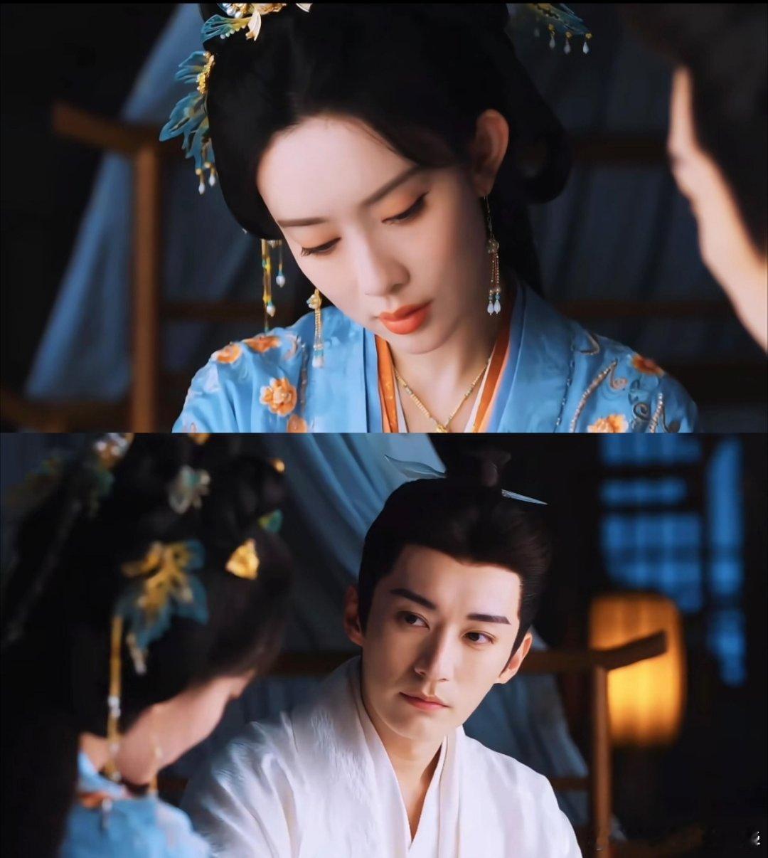 孟子义刘学义新剧吻戏镜头这吻戏张力绝了！强吻的霸道撞上权臣的娇羞，合亲酒成了催