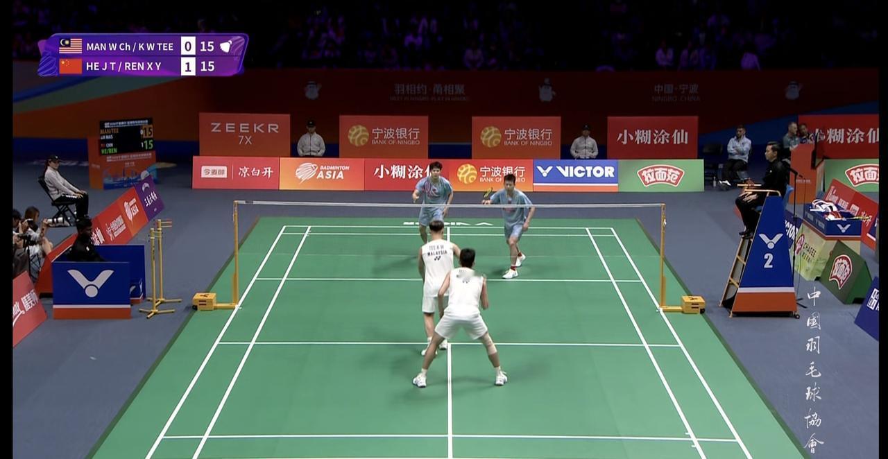国羽男双任何组合不畏强敌，2-0完胜对手爆冷晋级男双16强2026年亚洲锦标