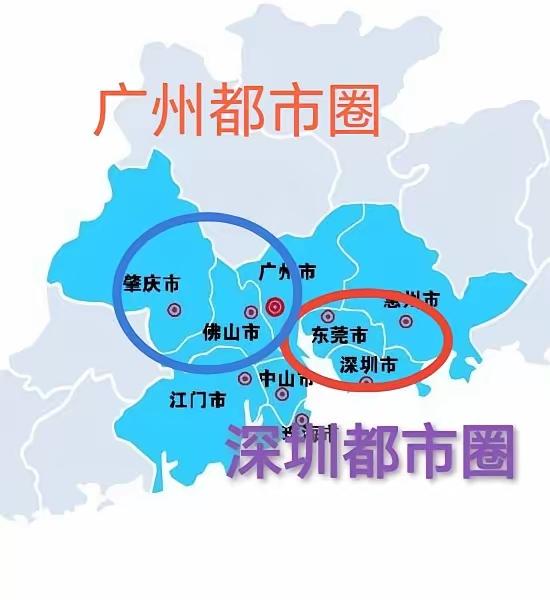 看看国家给广东的两个都市圈，就知道，根本就没有什么黄金内湾。经济轴心就是珠江东