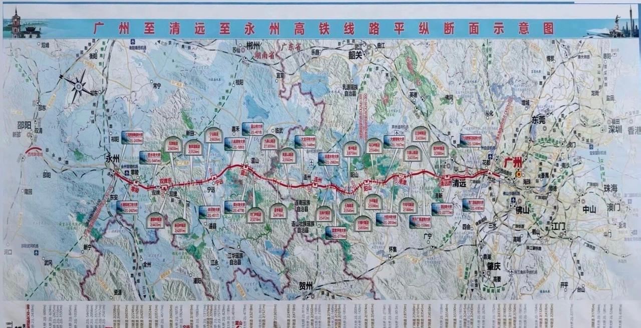 近日，广东省政府工作报告发布，明确将在今年开工建设广清永（永清广）高铁，这一连续