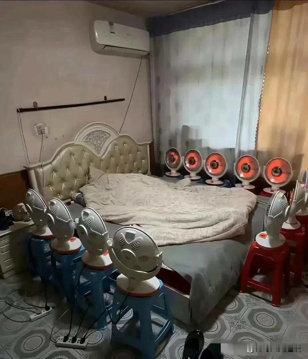 这下晚上还会冷吗？晚上冻的睡不着，开空调也没用，当时装修房子的时候没有安装暖气，