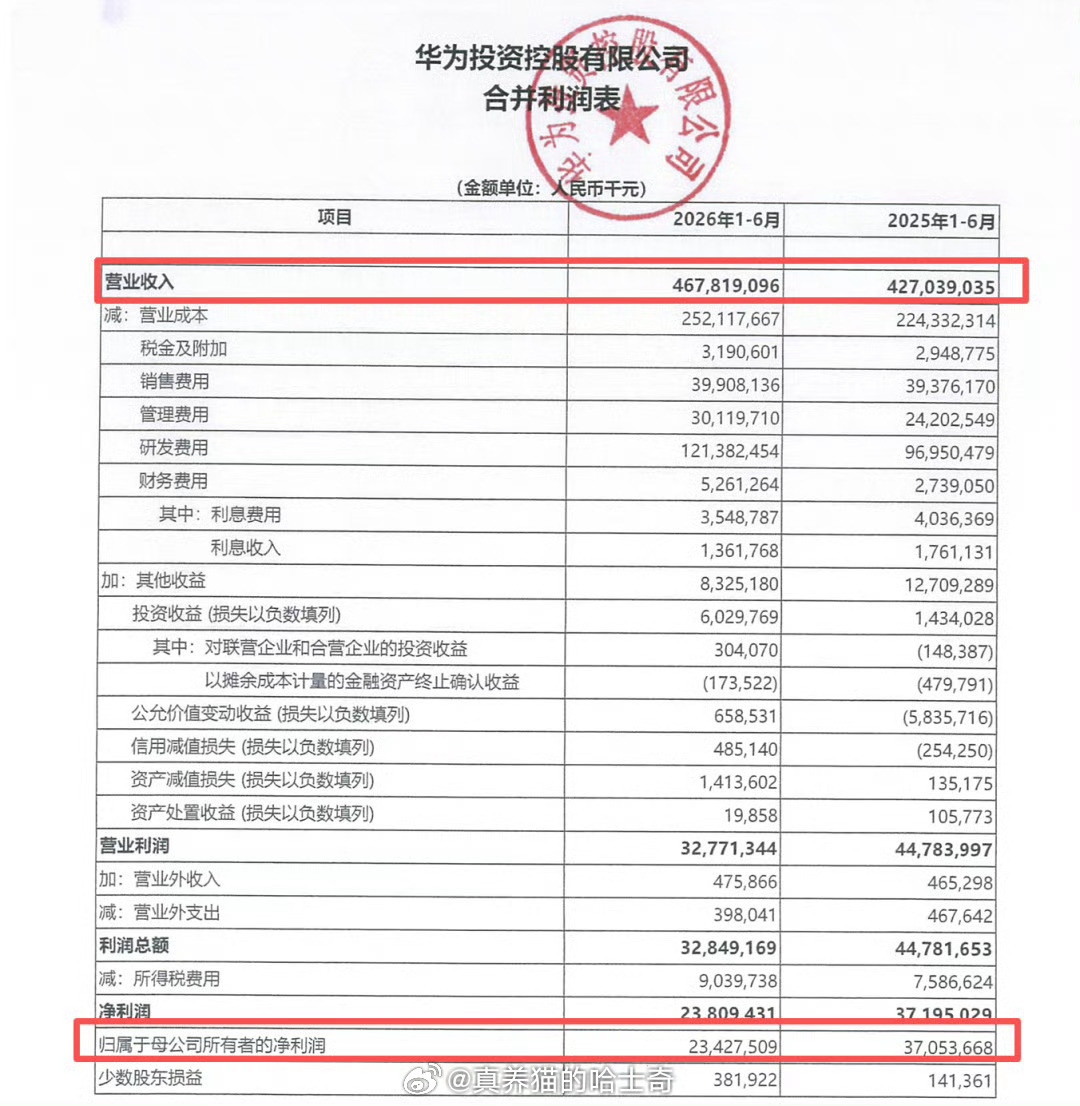华为上半年营收4678亿元这是个什么概念呢，就是刚超过2020年上半年的营收收