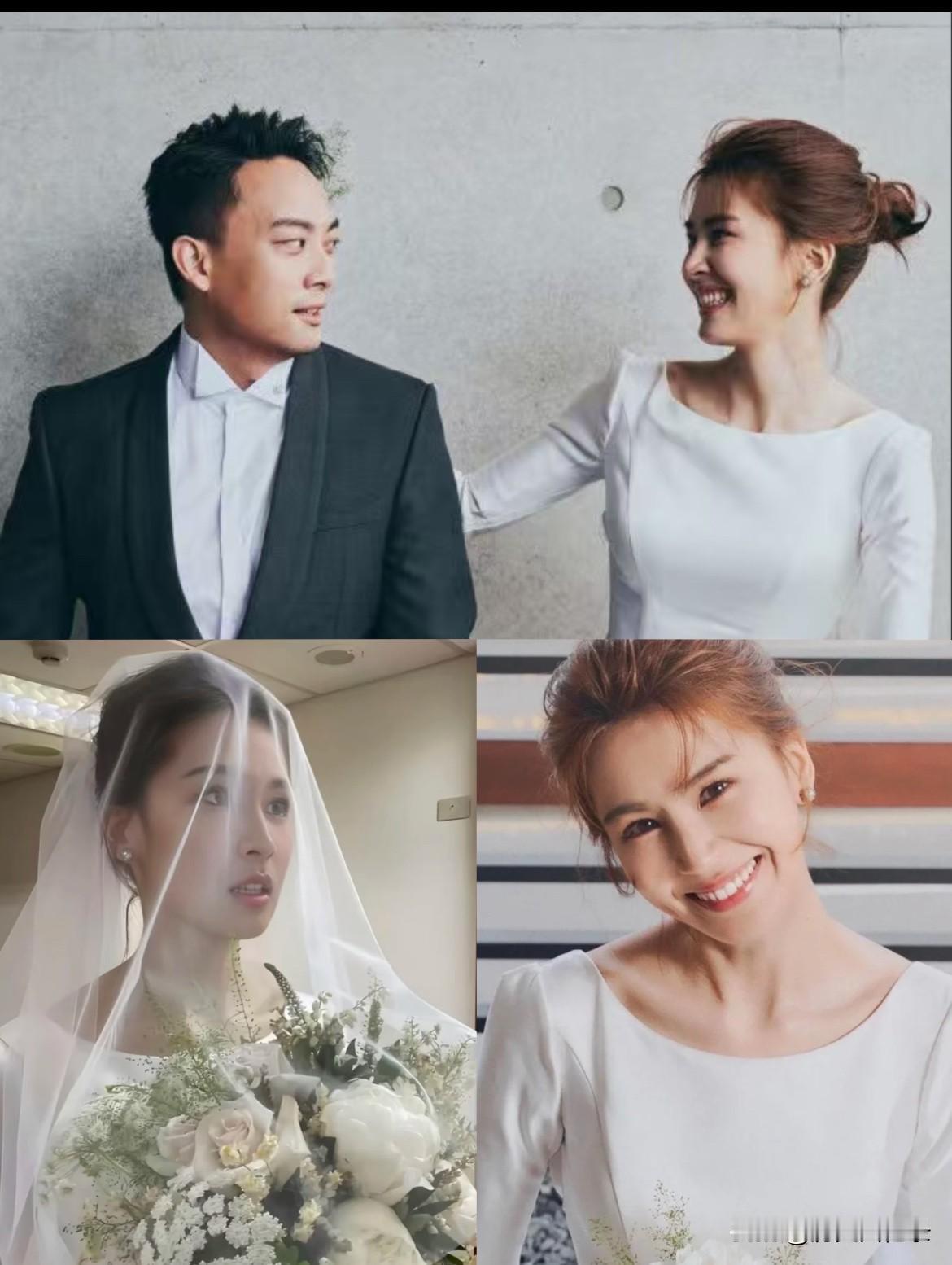 omg❗原来曾沛慈穿婚纱这么漂亮啊好羡慕她老公美女找老公都不看对方颜值的吗