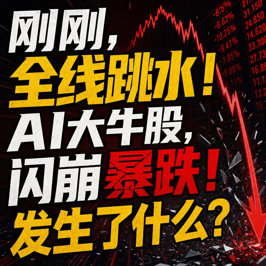 AI芯片股集体跳水多因素触发估值修正一夜之间，AI芯片股集体上演高台跳水。
