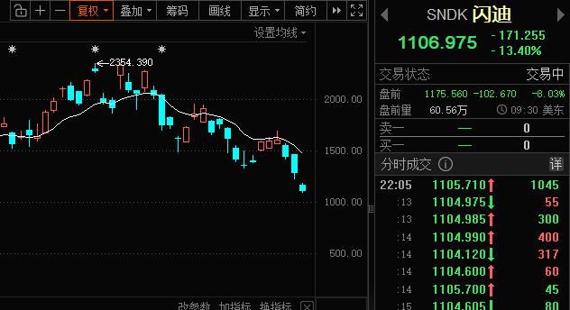 美股存储芯片正在挨打！大家瞧瞧吧。闪迪，西部数据，美光动不动就是10来个点
