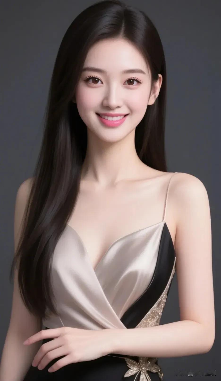 女人最美是气质还是最美的是善良?柔光里的缎面裙摆，像揉碎了的月光混着星子。长发垂