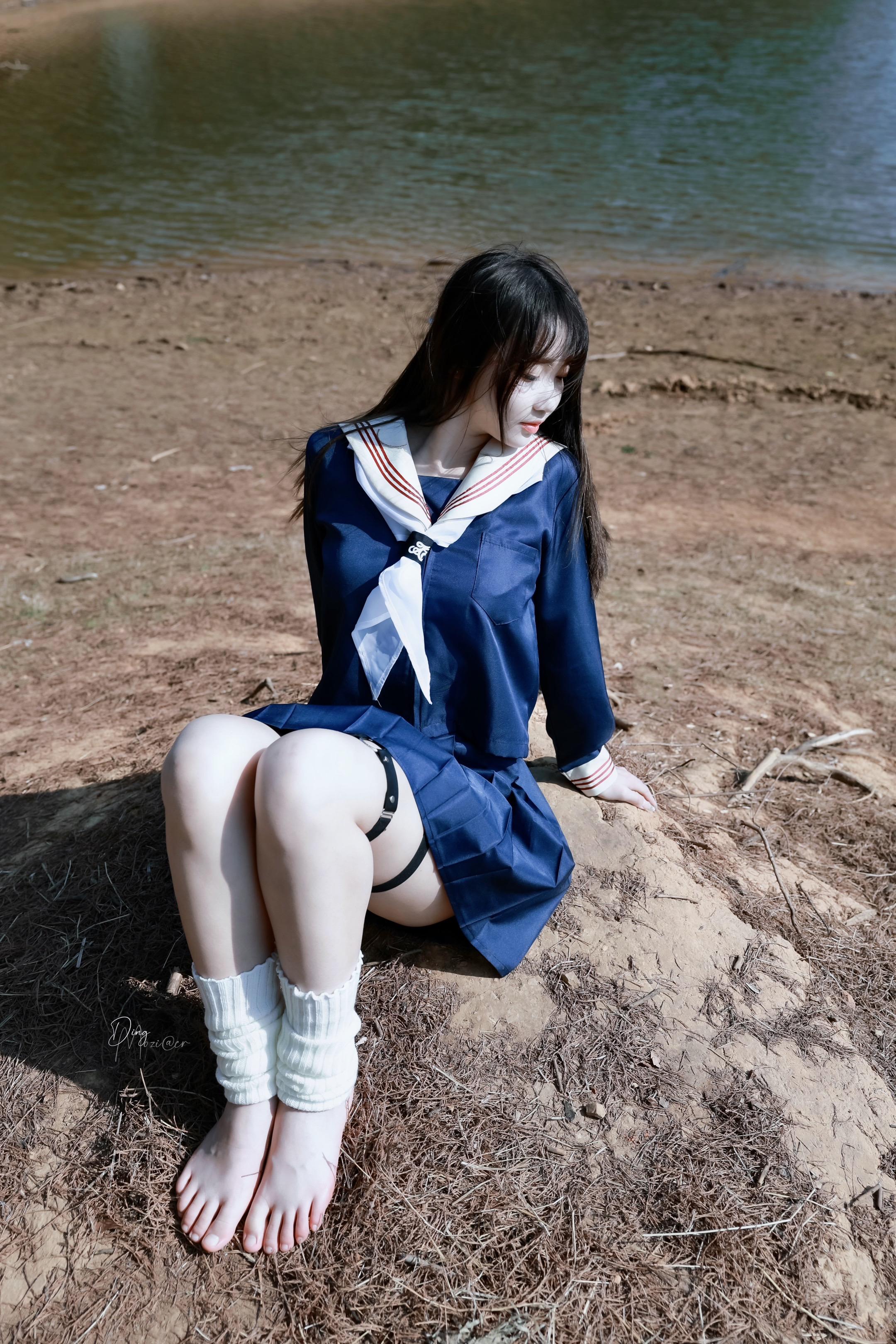 阳光清透、绿意盎然｜风里有了春的味道🍃。《jk少女户外氛围感写真》 ...