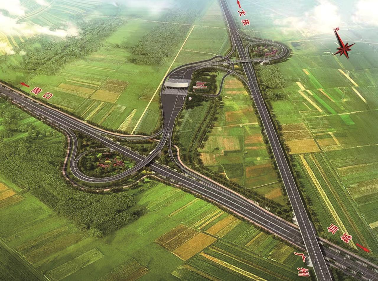 大广高速周口港区新增互通立交工程批前公示！从官网了解到，大广高速周口港区新增互