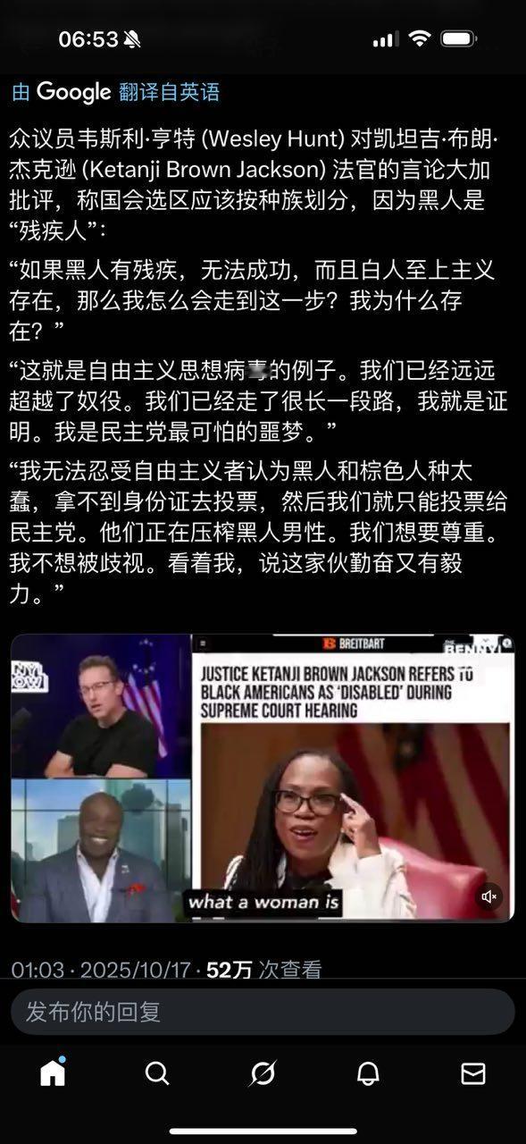 国会选区按种族划分才是纯粹的歧视。​​​