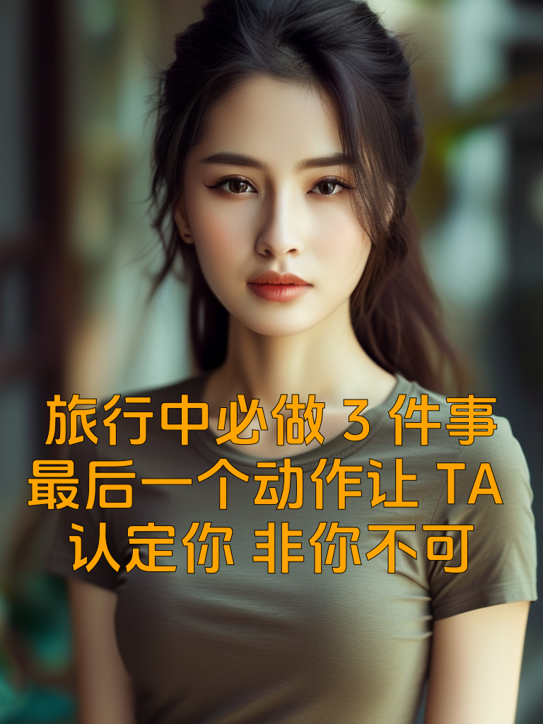 旅行中必做3件事：最后一个动作让TA认定你，非你不可
