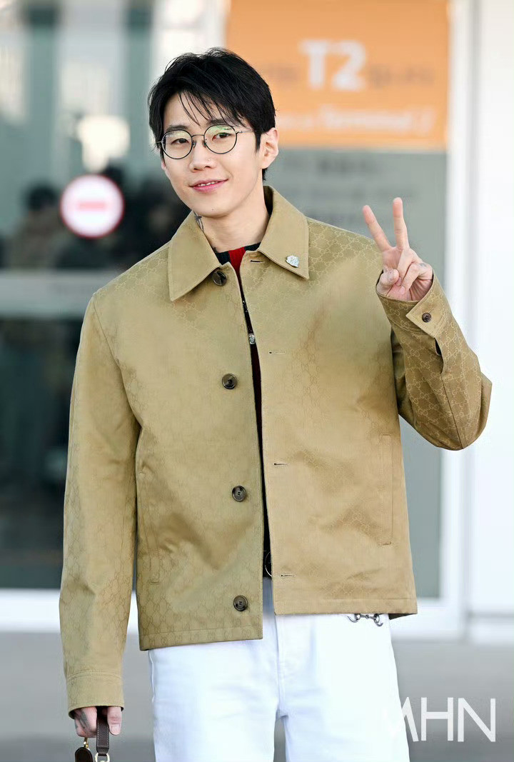 GUCCI2026秋冬大秀男星出发造型大片✈️肖战、朴宰范、李旻浩、Gulf