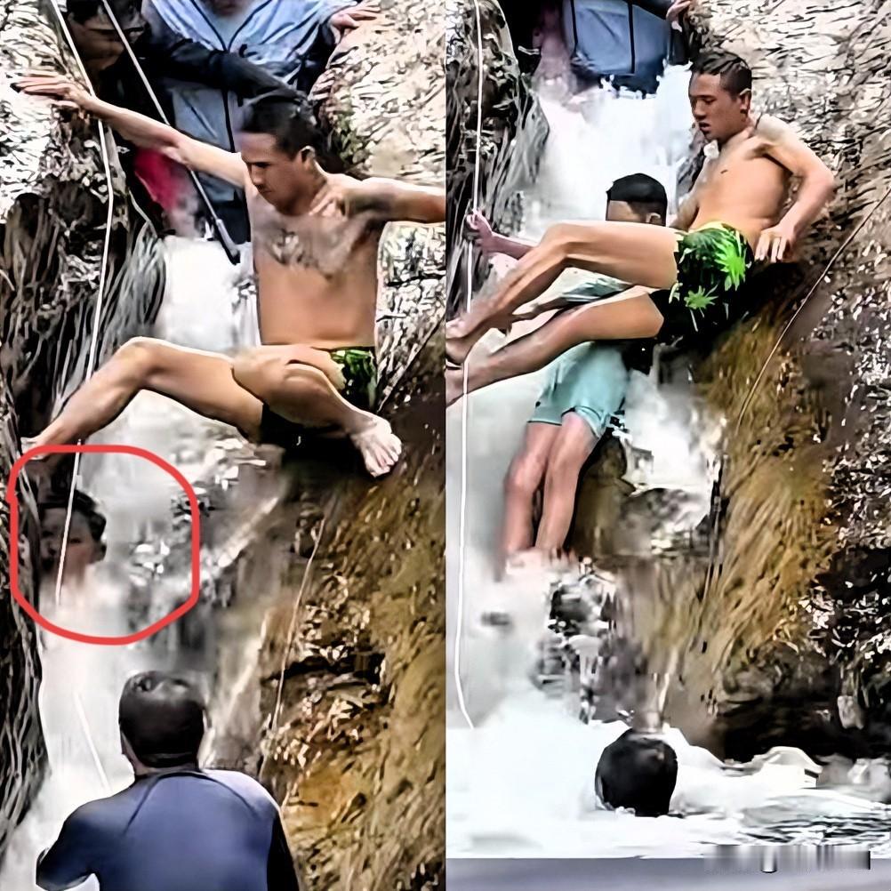 别再盯着纹身贴标签了！激流里舍身救男孩的大哥，浑身纹身却比谁都勇敢，这哪是“
