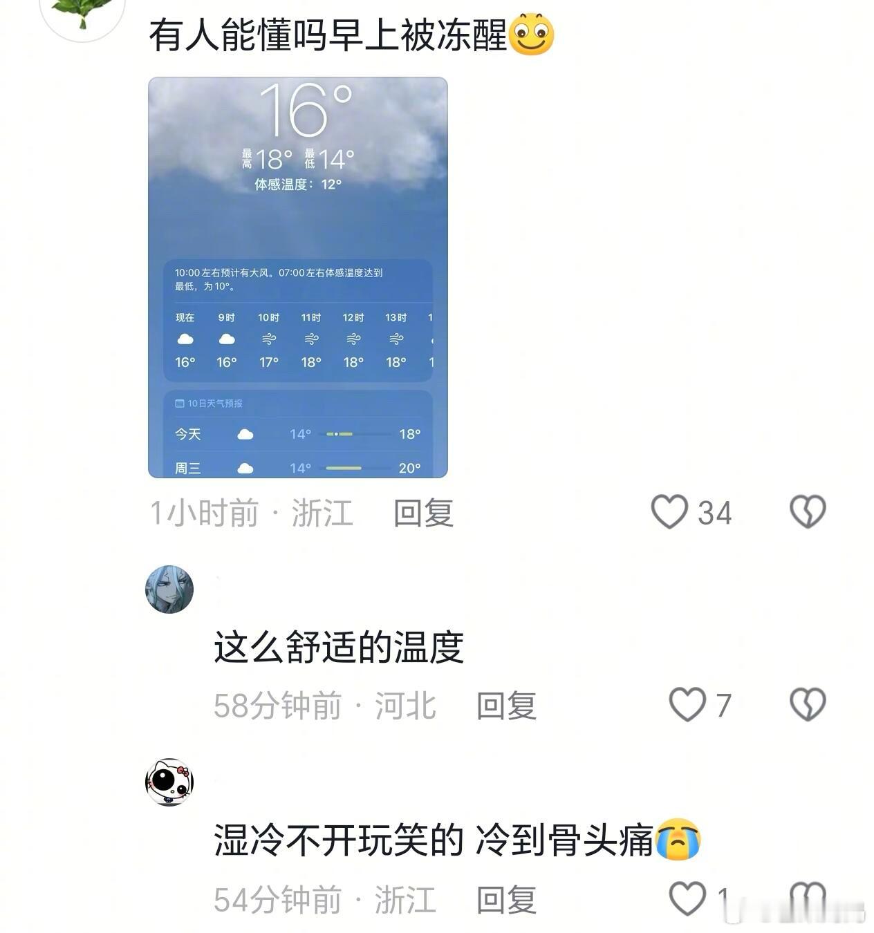 原来不是南方冷，是南方人不抗冻…​​​