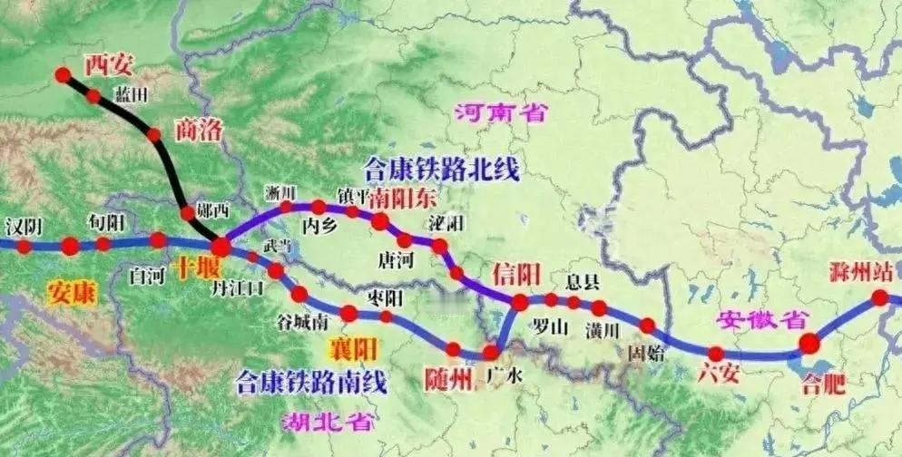 合康高铁或者西合高铁很不就不应该有南北线路之争，虽然湖北推荐的南线方案可以节省投