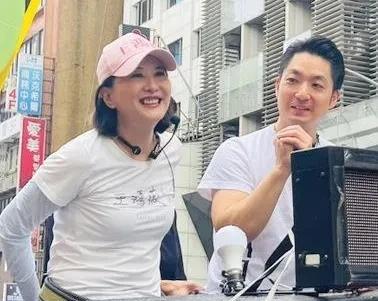 台北市长蒋万安今天陪同国民党立委王鸿薇车队扫街，大批支持者超热情。蒋万安强调，将
