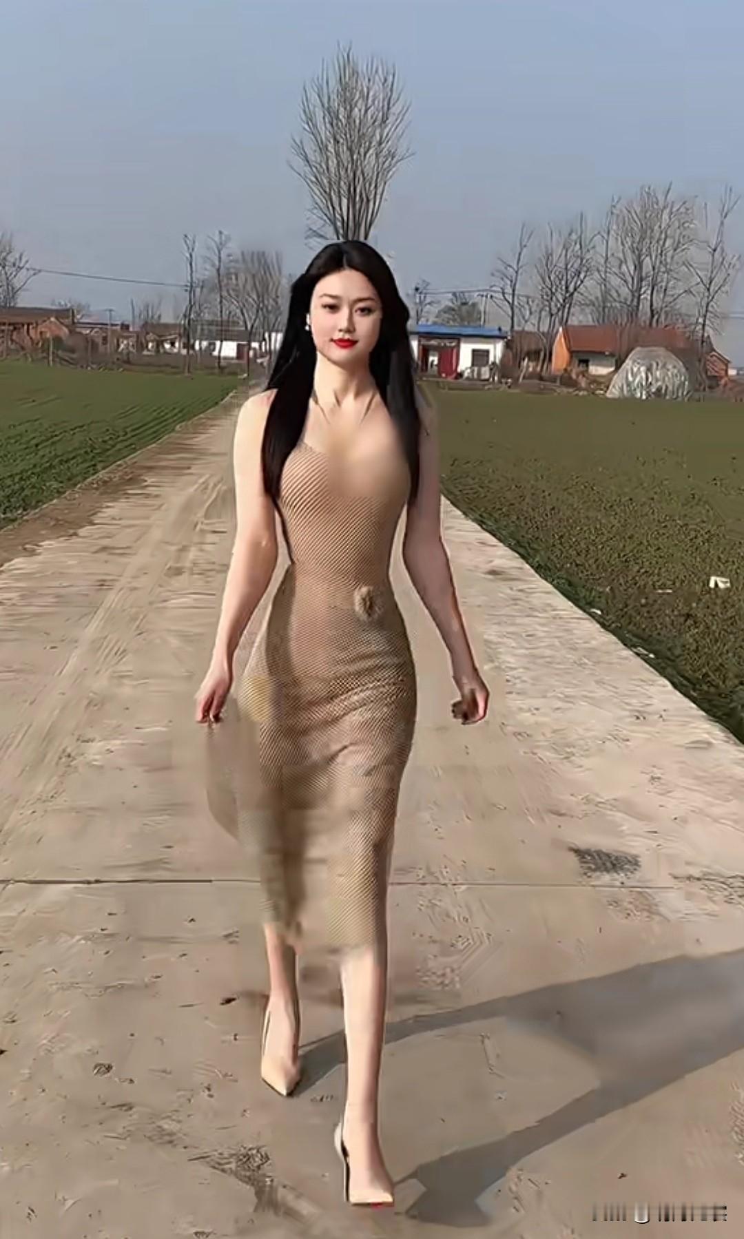 新年生活图鉴乡间小路漫步，新年新时尚