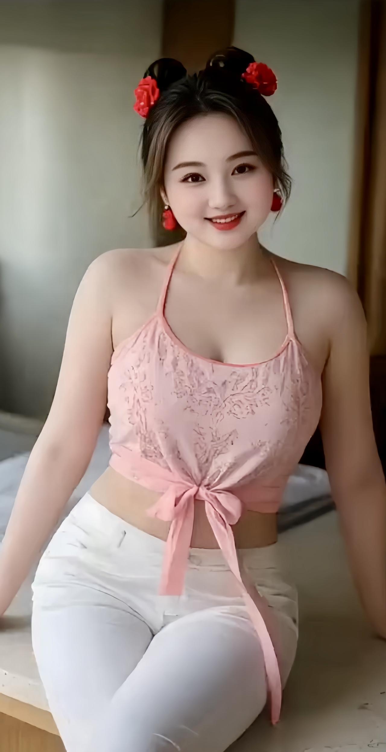 自己的时光在自己的空间里时间是慵懒的猫蜷在粉色光晕里打盹发丝挽成的花苞