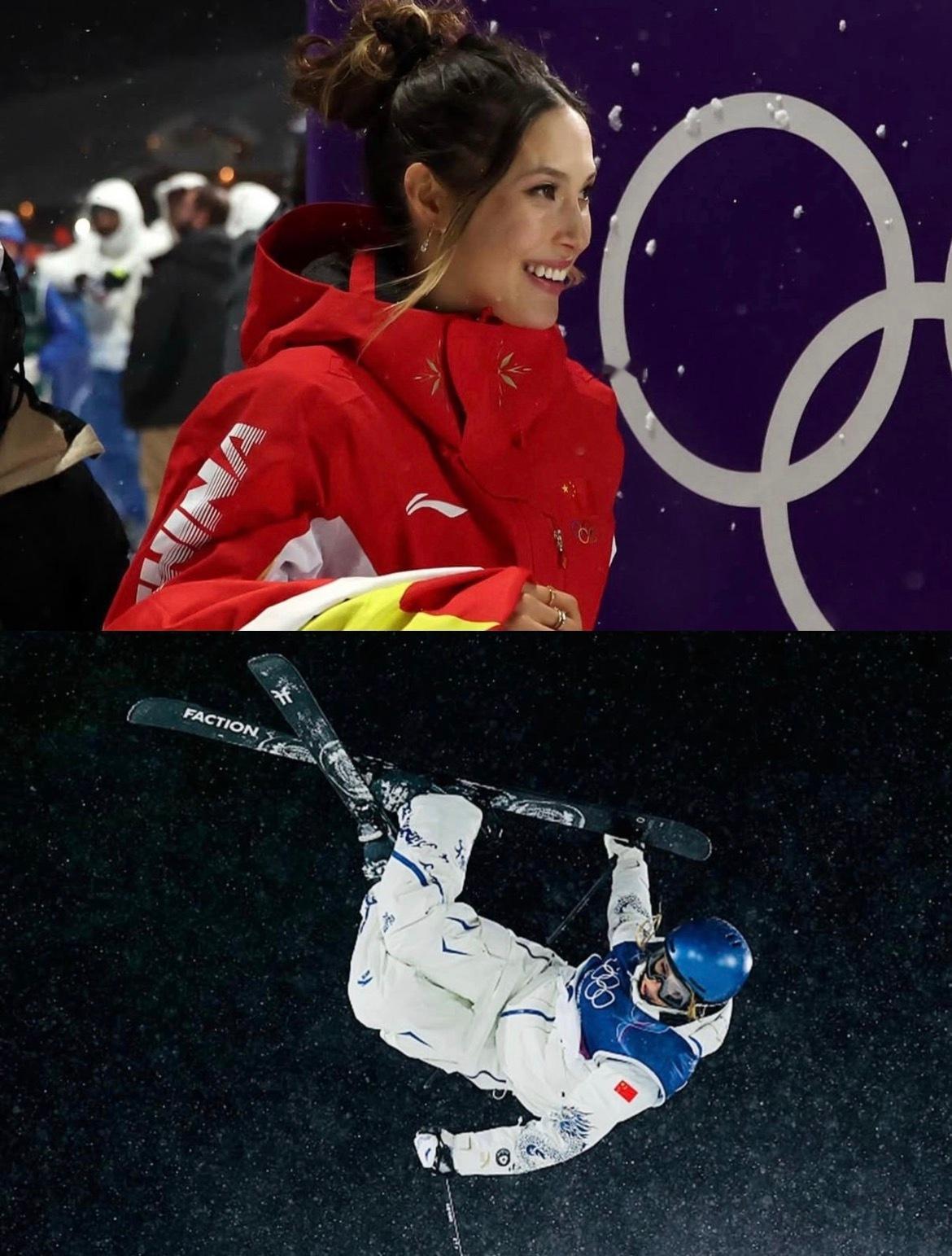 谷爱凌大跳台决赛收获银牌，两届奥运5枚奖牌，成为奥运历史上奖牌最多的自由滑雪运动