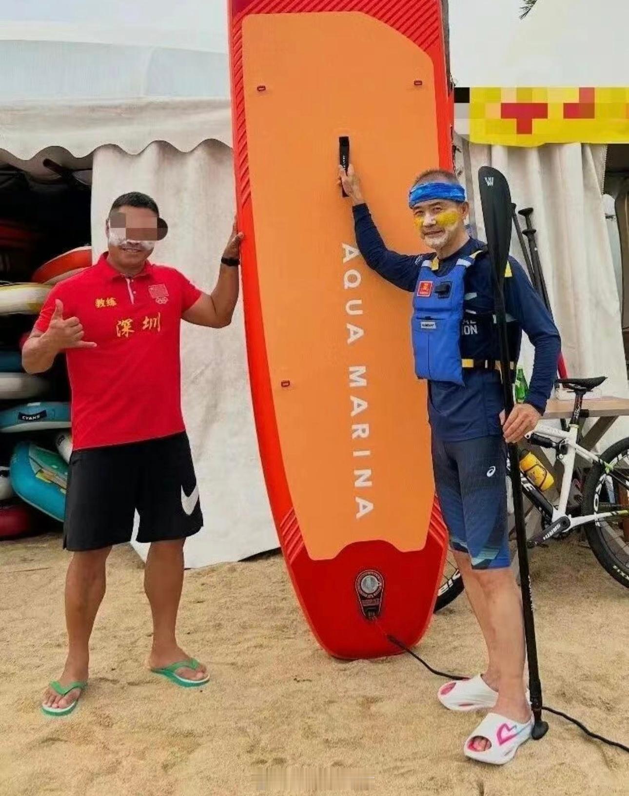 王石风波后首露面！在深圳划船，看着精神满满