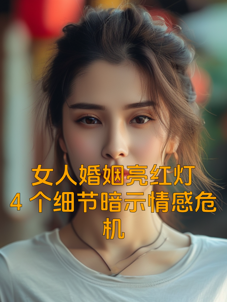 女人婚姻亮红灯，4个细节暗示情感危机