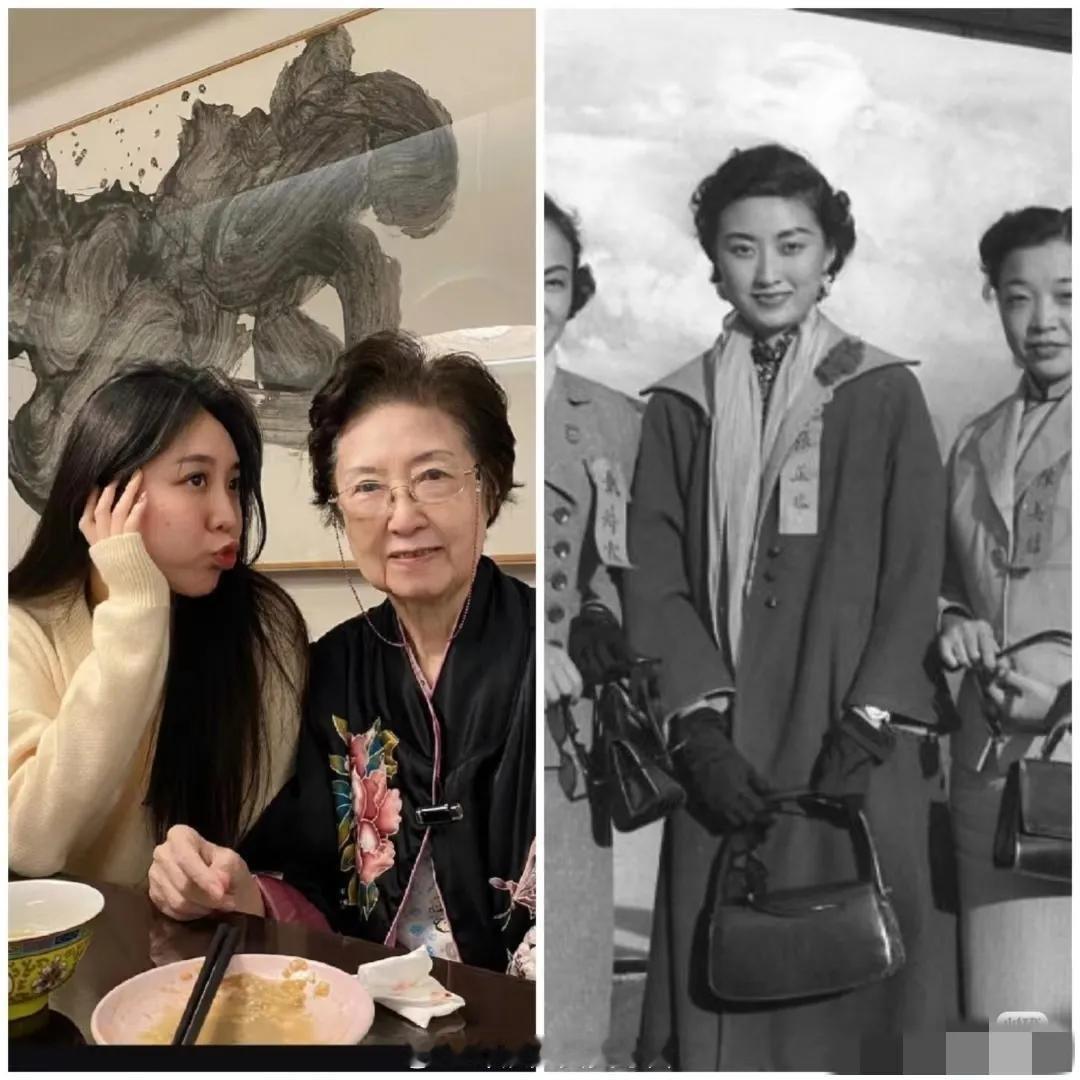 难怪以前庾澄庆的妈妈看不上伊能静，庾澄庆妈妈年轻时漂亮又富贵的长相，一看就不简单