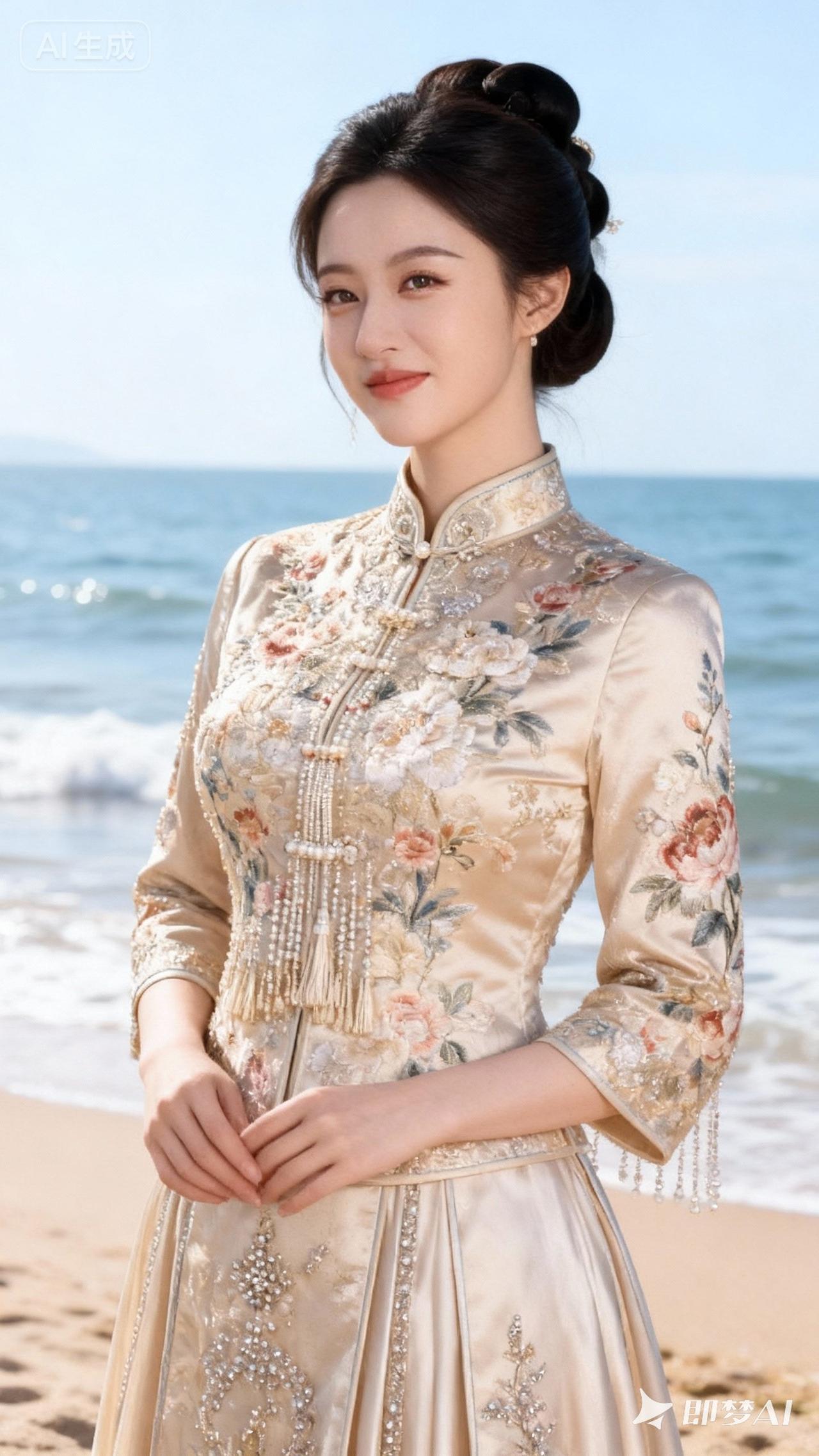 上联：薄雾菲烟天景媚，如何对下联清风朗月水情柔