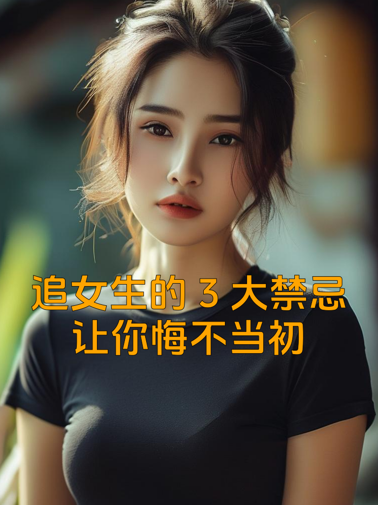 追女生的3大禁忌，让你悔不当初