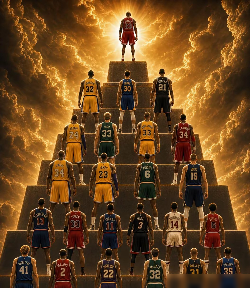 ESPN把科比排第9，把库里排第13，差4个身位。TheAthletic更狠，库里直接干到第15，但