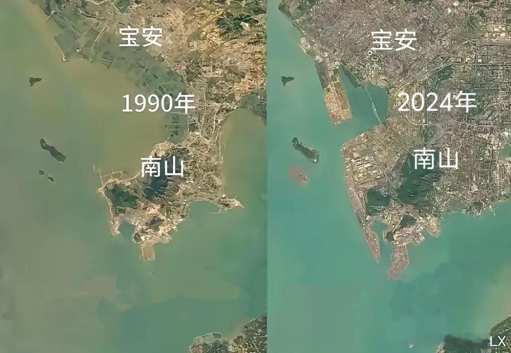 官方数据显示，1990年，深圳常住人口数为167.78万人；2024年，深圳常住
