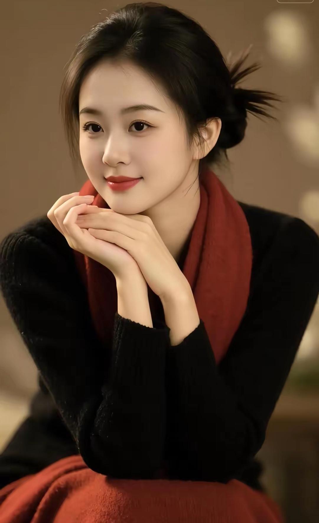 冬日暖阳下的温柔微笑，如诗如画，气质如兰。优雅美图分享美女人像群