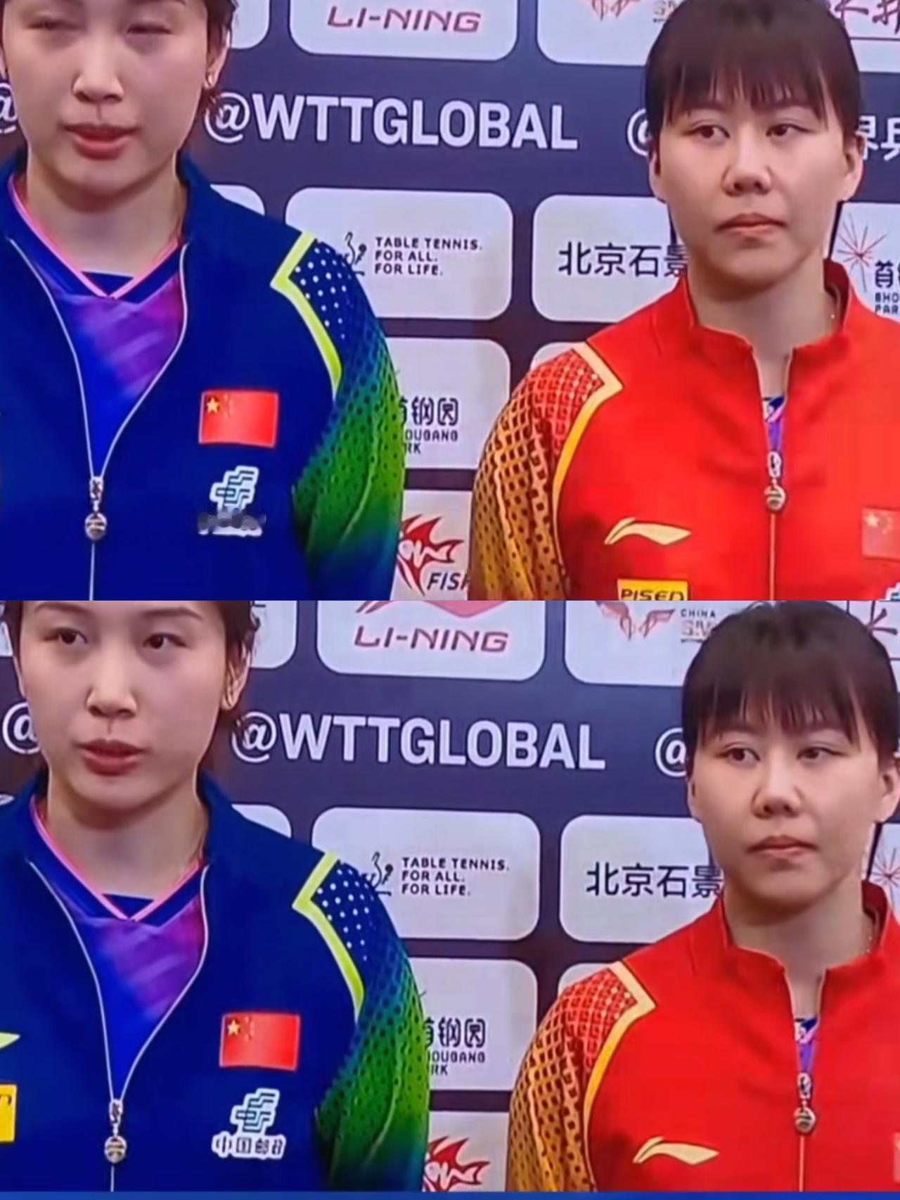 有点遗憾陈幸同/钱天一没能为鲁能拿下第一分在乒超联赛总决赛鲁能对战深大这场