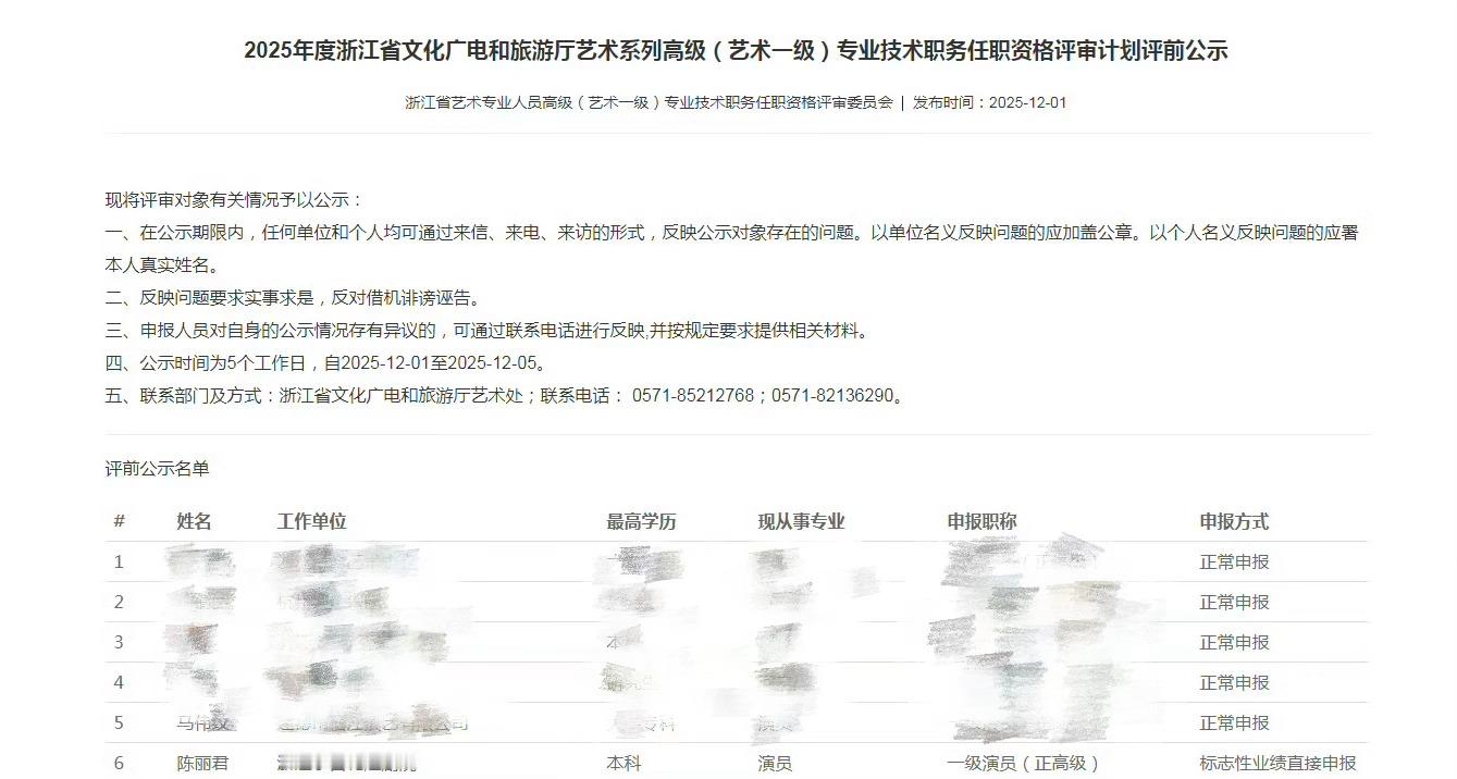 陈丽君说我爱这个舞台是国家一级演员陈丽君呀标志性业绩直接申报的太优秀啦陈丽君