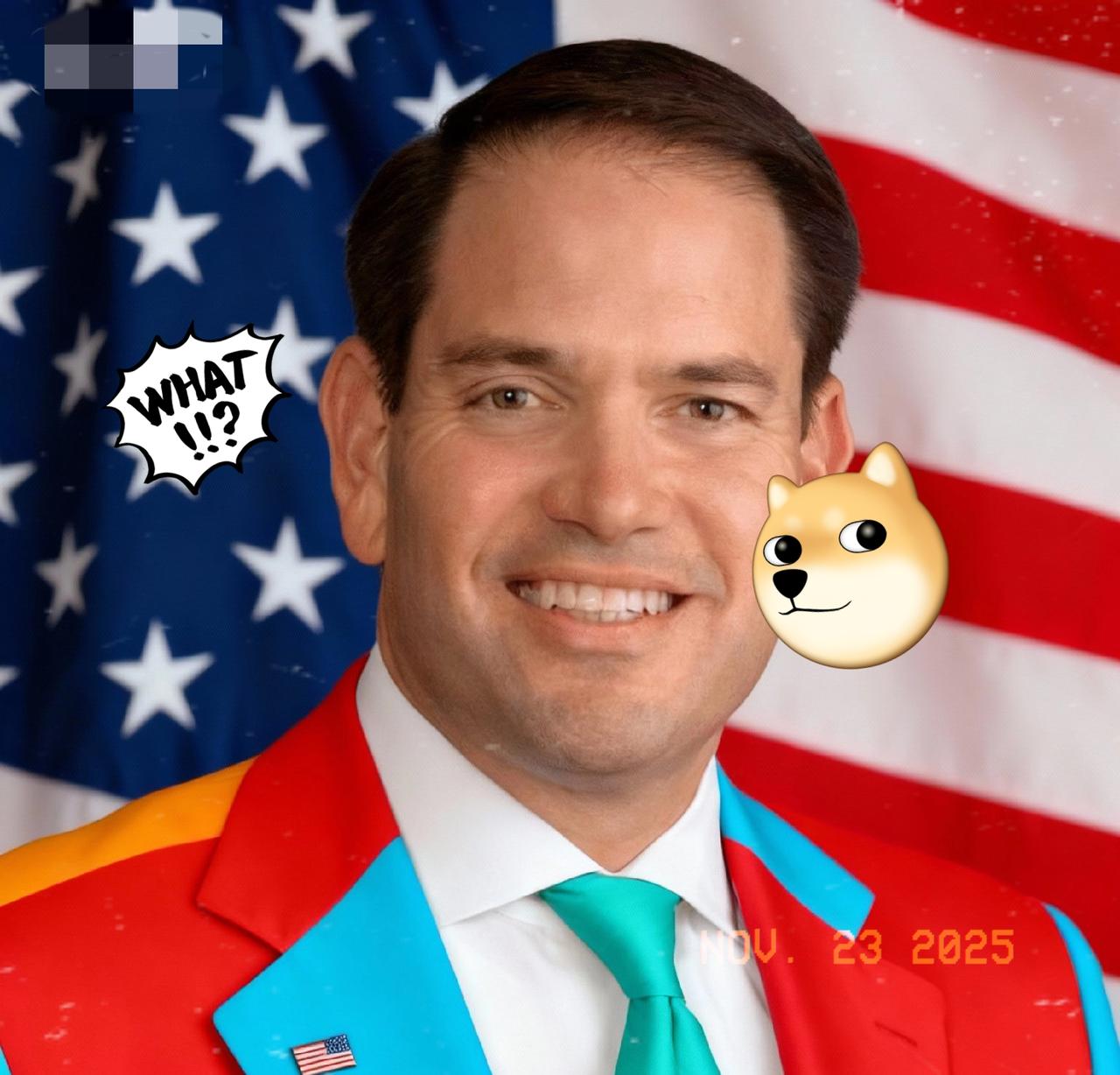 来自美国的消息11月23日，美国官员亲口说，国务卿鲁比奥加上中东特使威特科夫