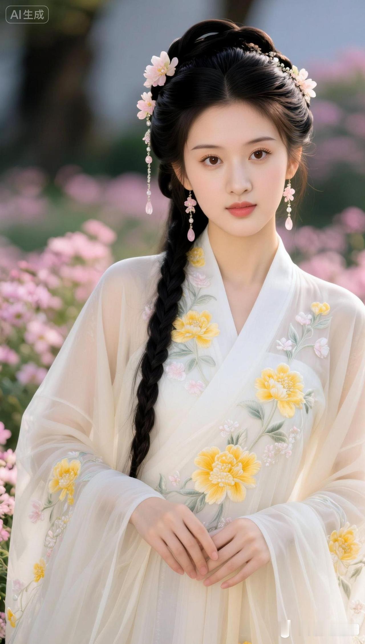 古风汉服美如画花映汉服汉服花语汉服汉服搭配