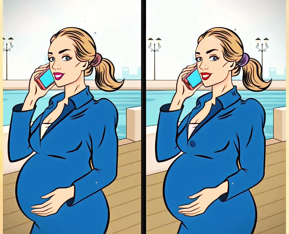 找不同，考眼力。图片上有5处不同，你找到了吗？