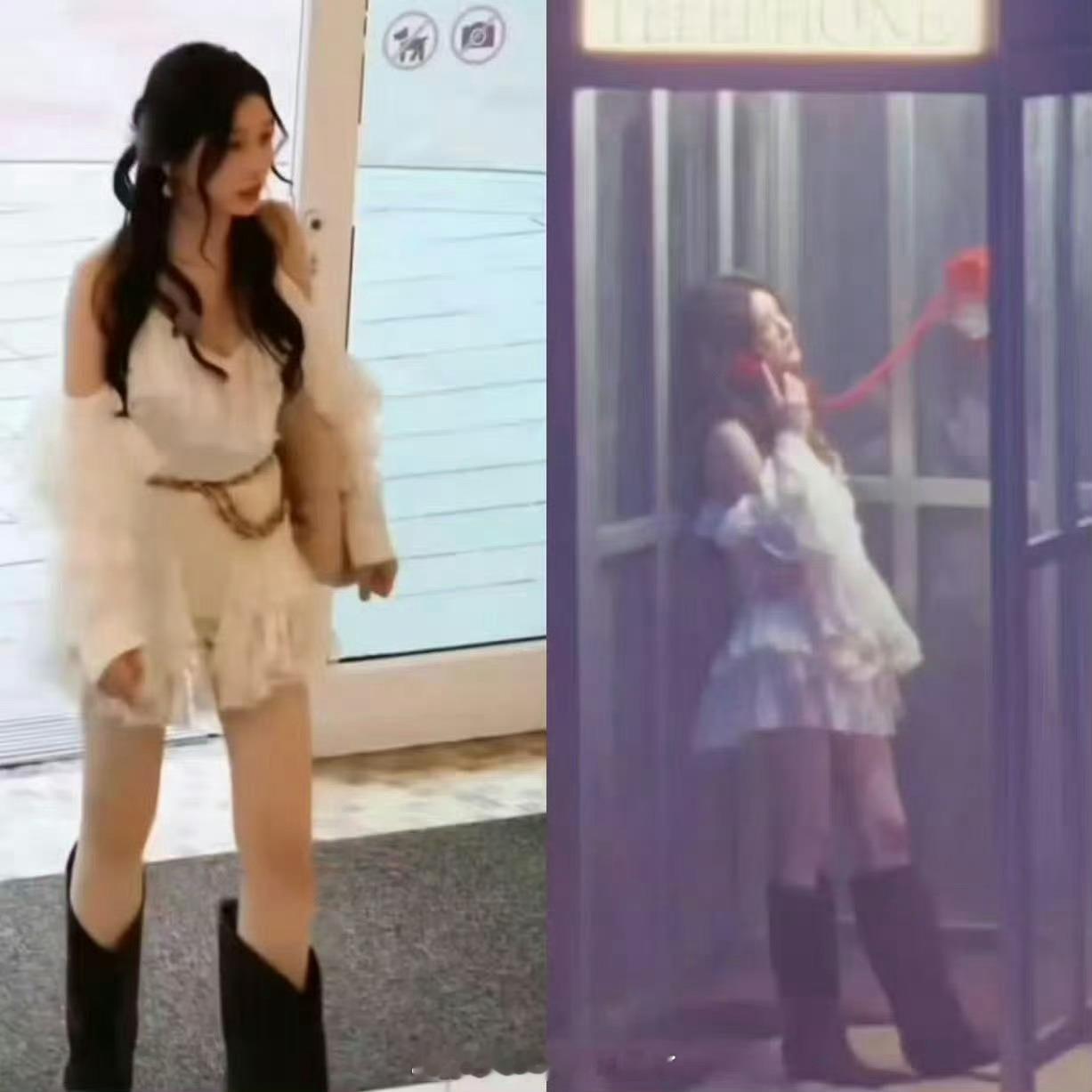 还是虞书欣这样的高妹穿这种衣服好看