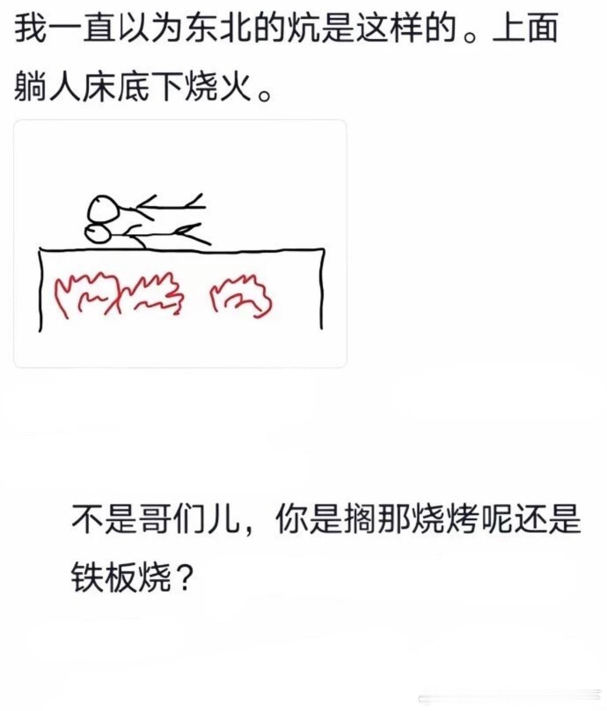 6206南方人以为的东北火炕