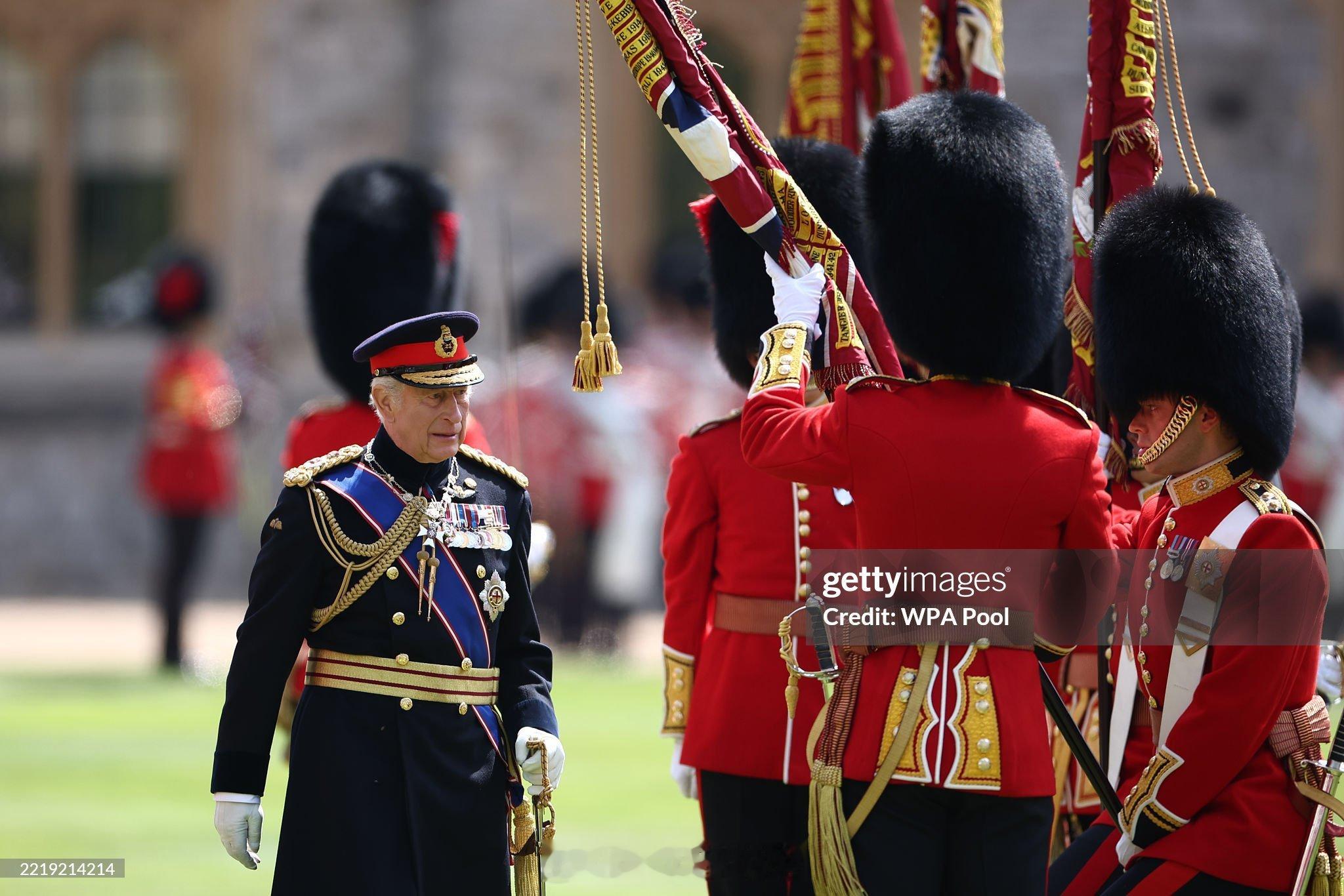 英国王室正值查尔斯三世的生日阅兵式（也就是明天，6月14日）举行在即