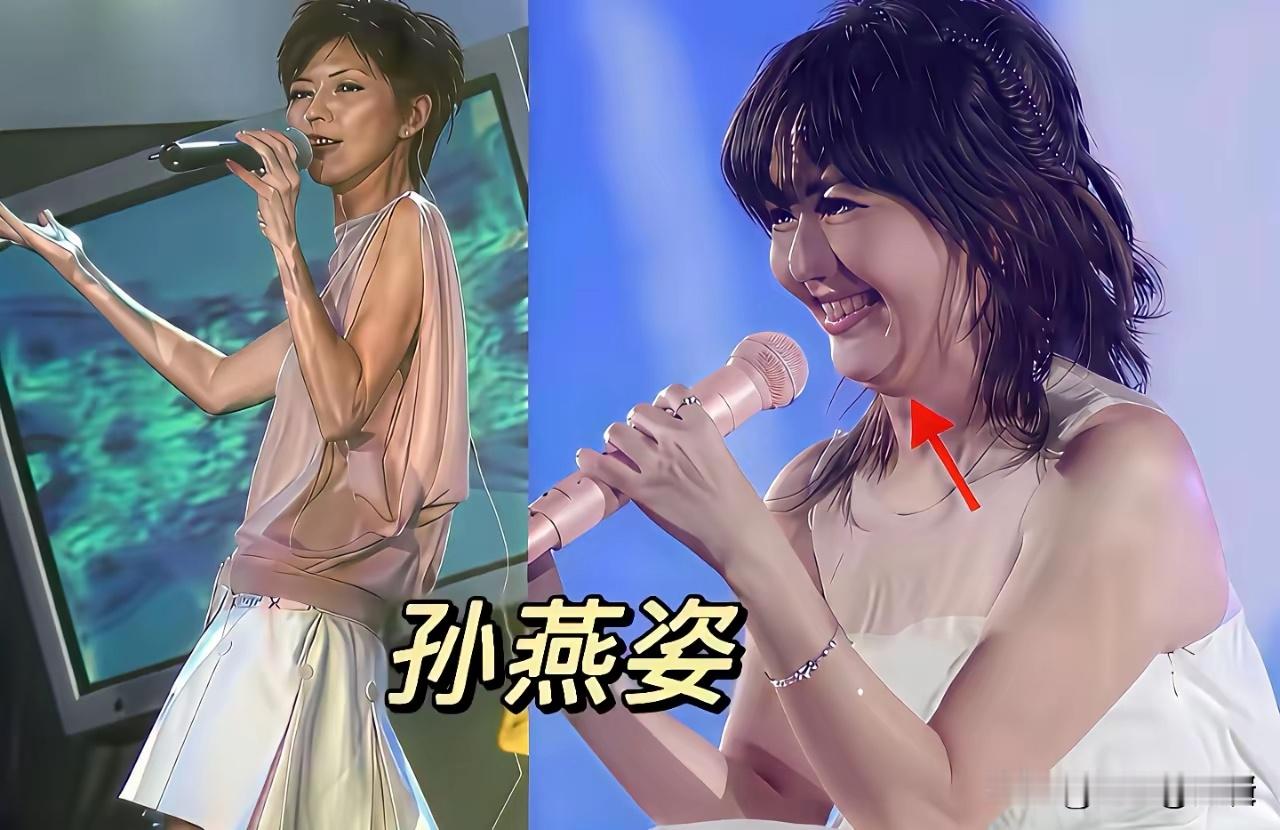 阿娇、孙燕姿、范晓萱、张惠妹、于娜——这些女星，长胖前和长胖后，有的判若两人，有的几乎没变。​有人胖