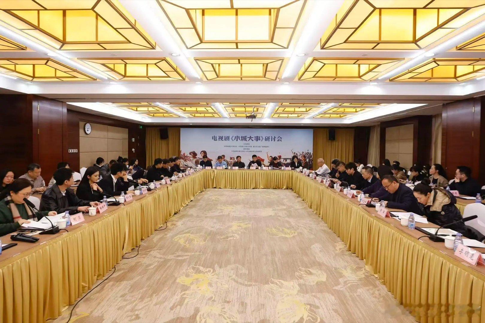 电视剧《小城大事》研讨会召开！重磅阵容出席研讨会，同时给到高度赞扬！小城大事赵丽