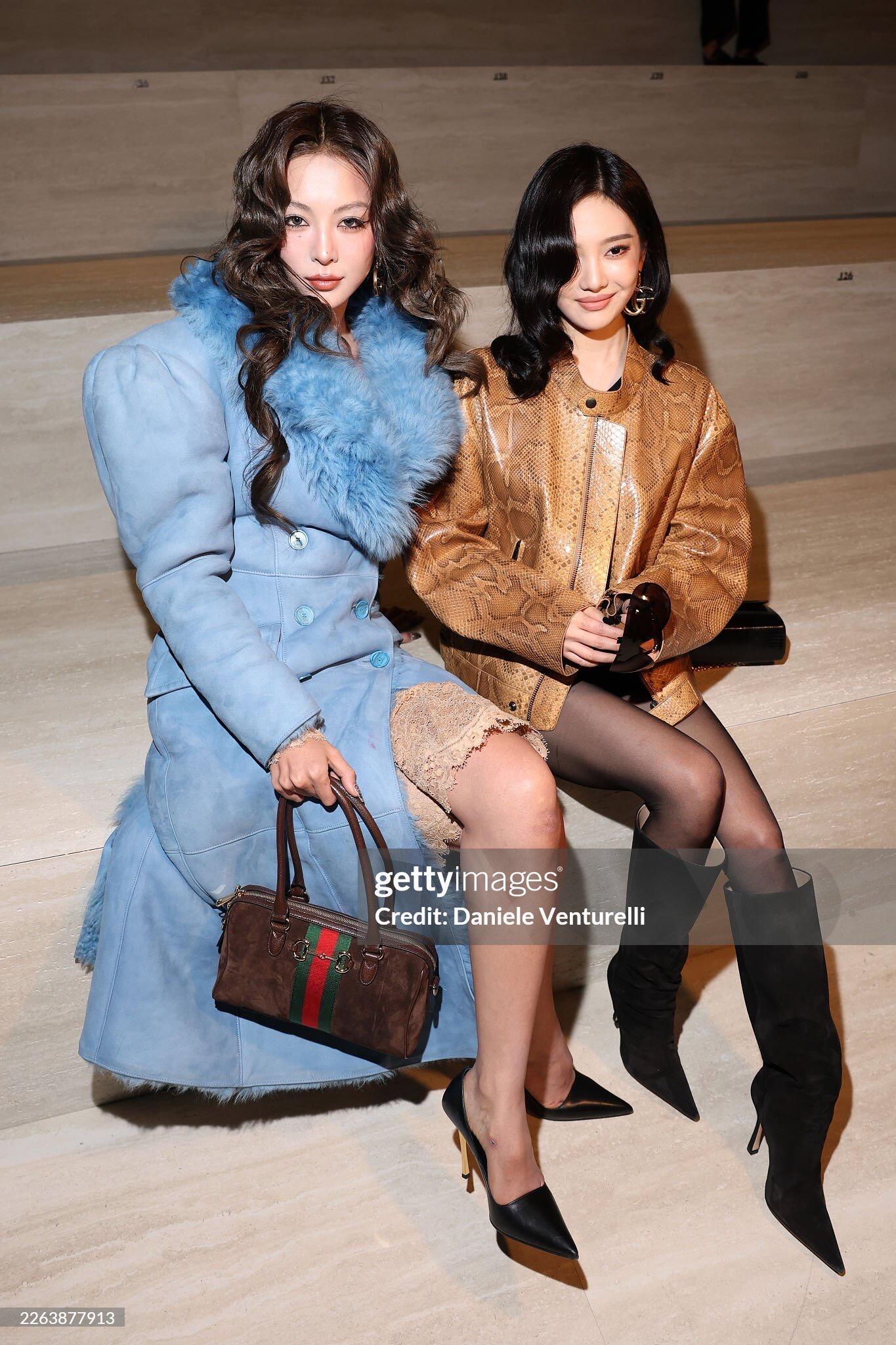 Fendi和Gucci这次都有邀请腻腻图1是和宁艺卓的合照