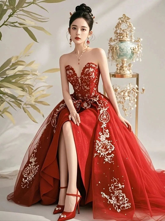 娜扎婚纱变装娜扎的婚纱变装也太惊艳了！简约日常造型利落开场，流畅转场后一袭精致婚