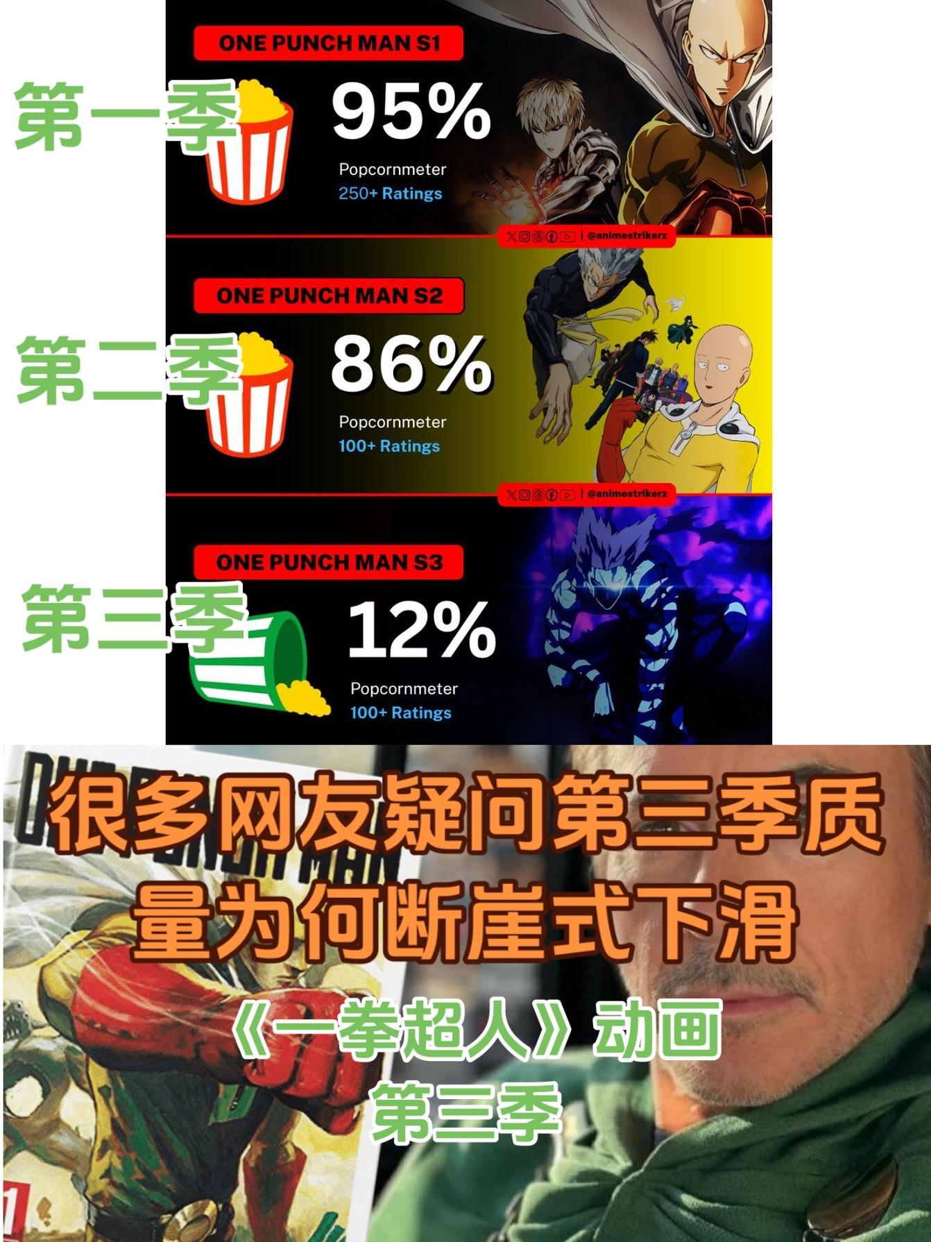 关于《一拳超人》第三季动画。新就是成人的世界