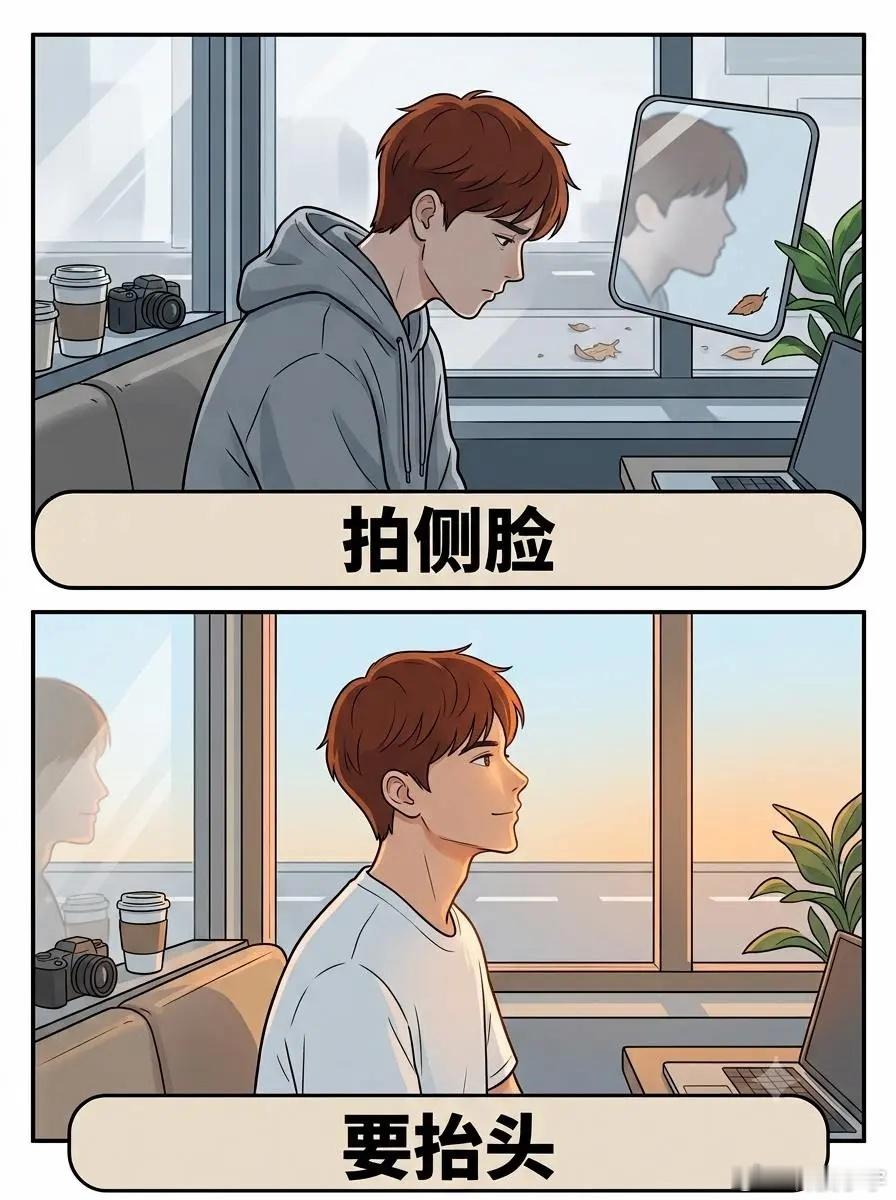 再也不用担心拍照不上镜了记住这个口诀，能帮你解决不少问题，拍正脸要低头，拍侧脸要