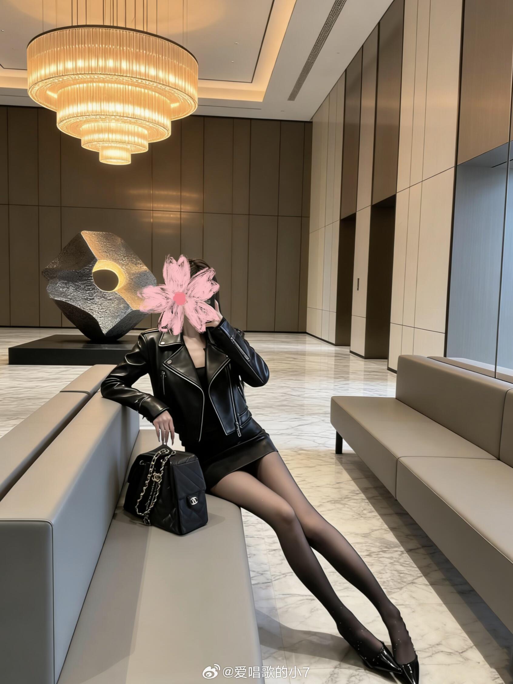 黑丝+细闪真的太绝了