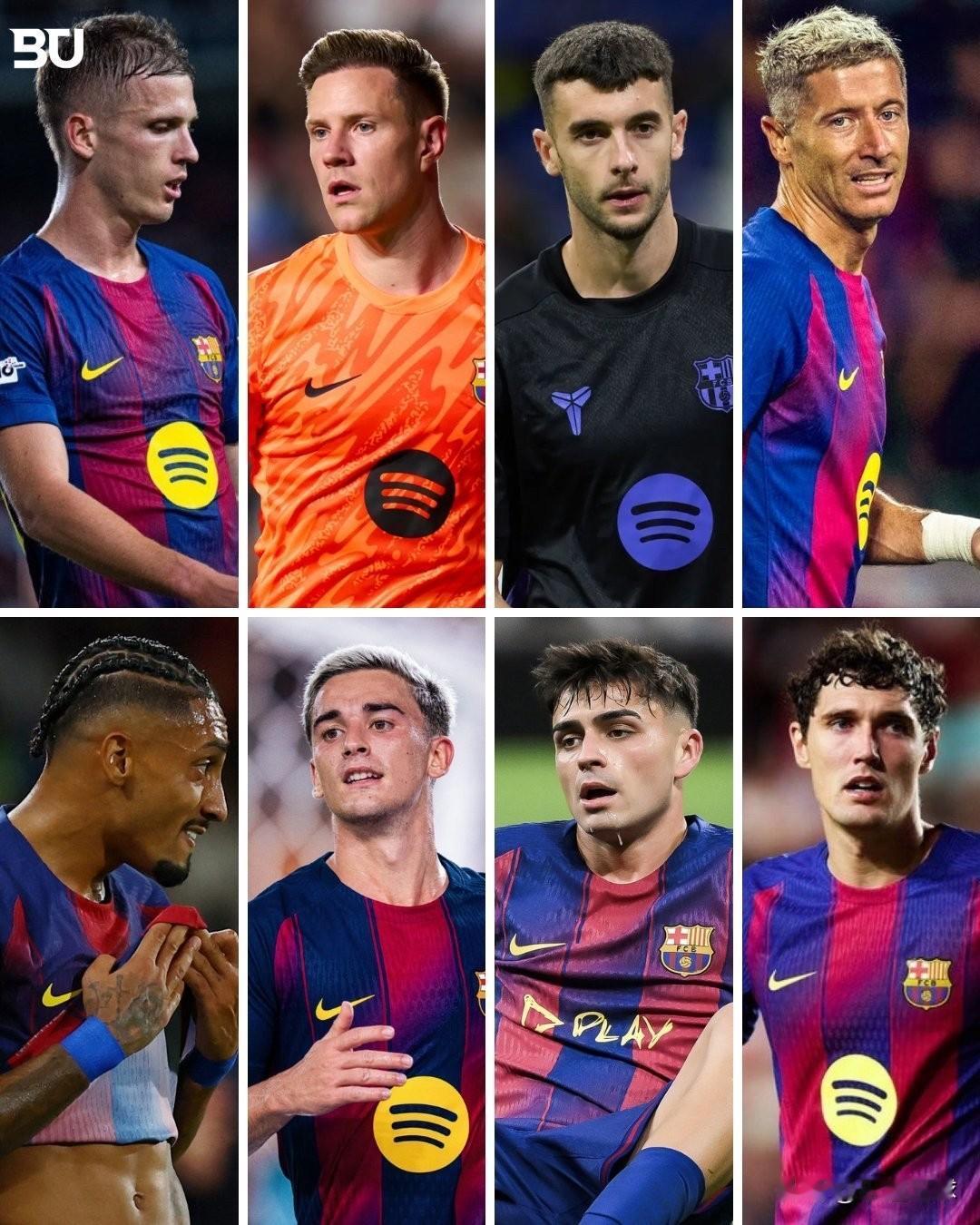 🚨🏥巴塞罗那伤病更新：奥尔莫——已恢复训练莱万多夫斯基——已