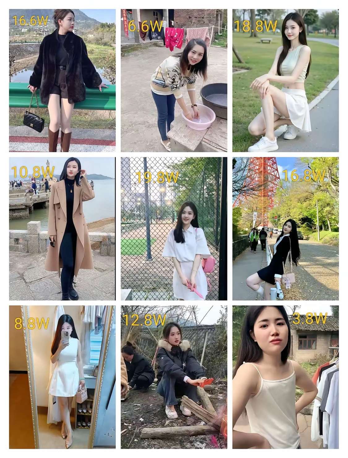 彩礼如下你会娶哪位，不许撒谎？