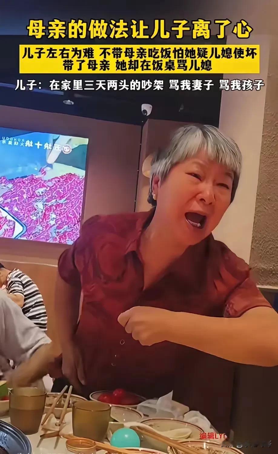 我预料到了母亲会挑剔妻子也预料到饭后会有矛盾万万没想到她在餐厅就骂哭儿媳